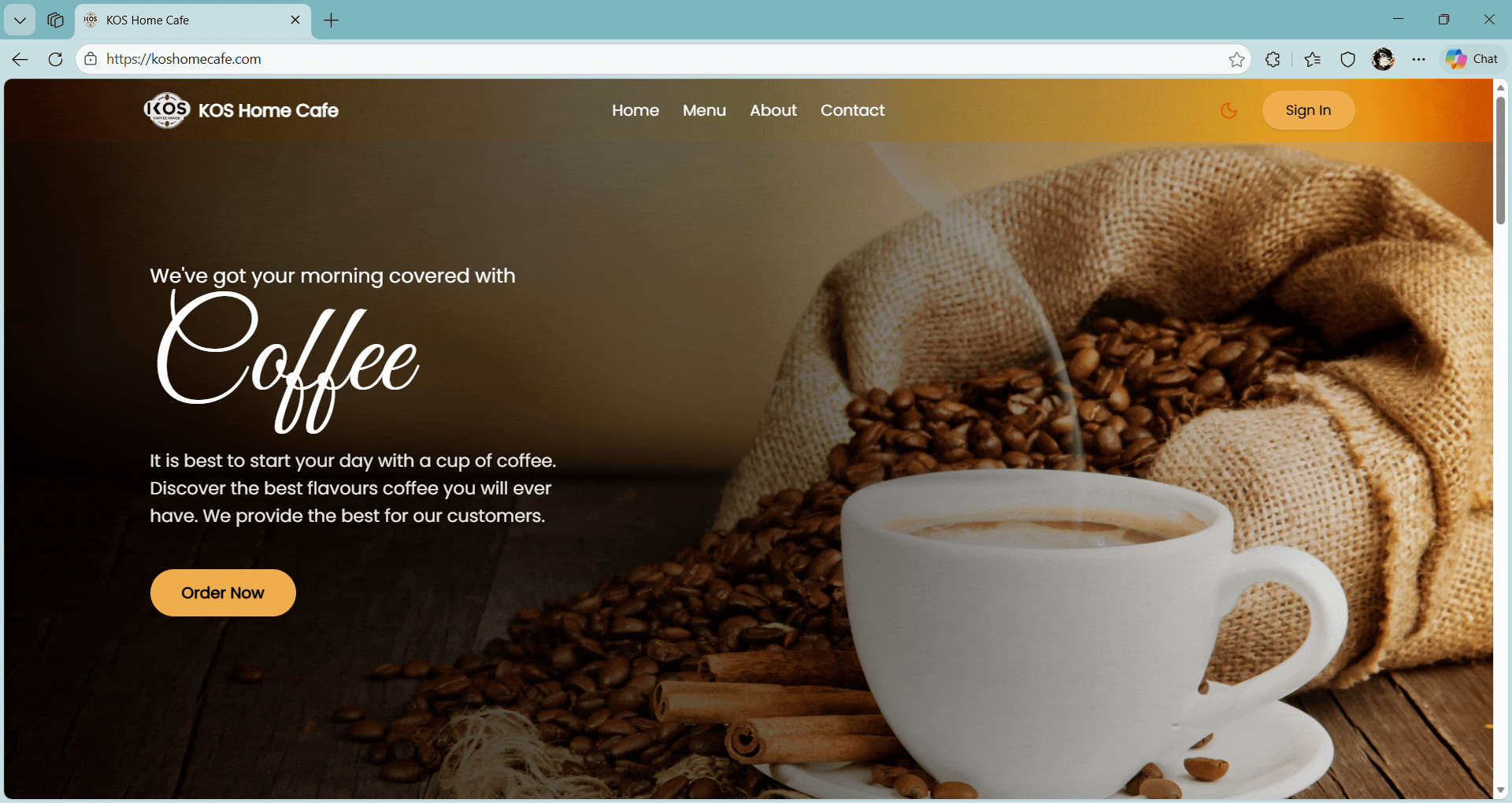 KOS Home Cafe preview